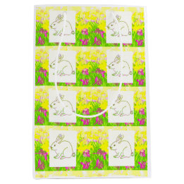Spring Bunnies Medium Gift Bag