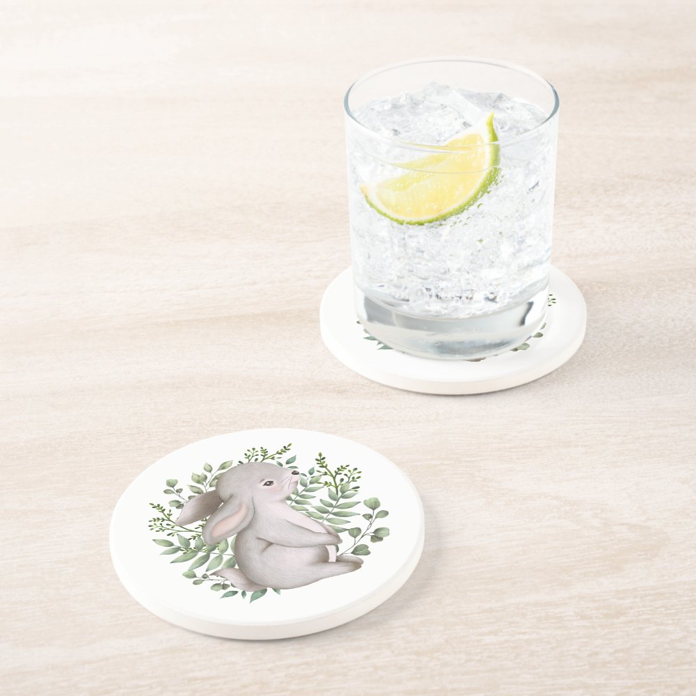 Discover Spring Bunny Forest Rabbit Woodland Greenery Coast Coaster