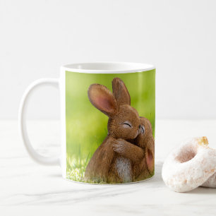 Spring Bunny Lovers Coffee Mug