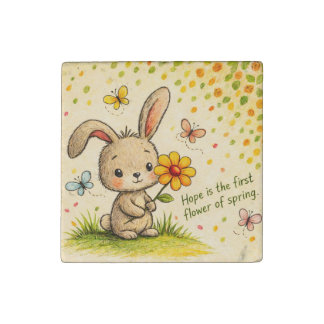 Spring Bunny Magnet