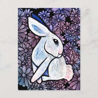 Spring Bunny Rabbit Easter Ostara                  Postcard