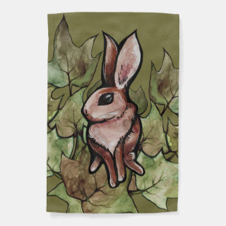 Spring Bunny Rabbit Nature Ivy                     Garden Flag