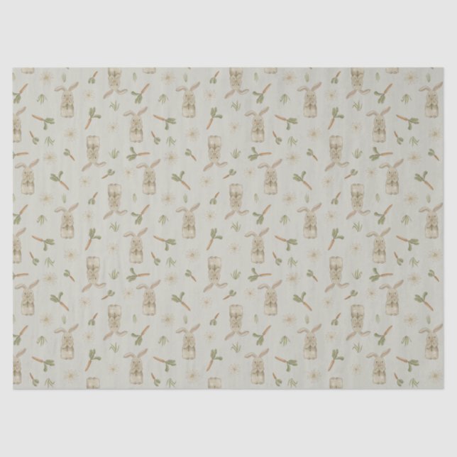 Spring Bunny Tissue Paper (Front)