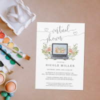 Spring Bunny | Virtual Baby Shower Invitation