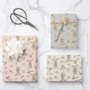 Spring Bunny  Wrapping Paper Sheets