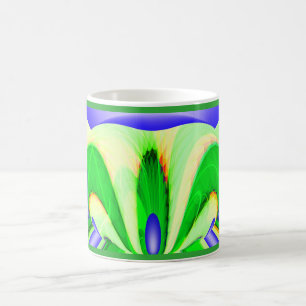 Spring burst art coffee mug