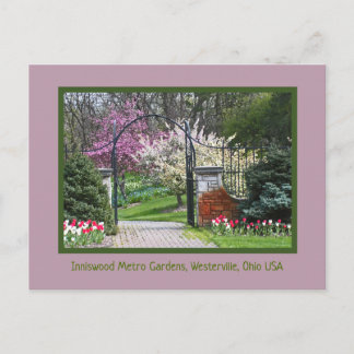 "SPRING BURSTS FORTH AT INNISWOOD" POSTCARD