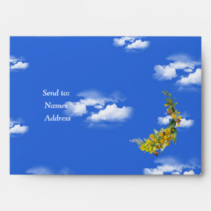 Spring Buttercup Flowers Envelope