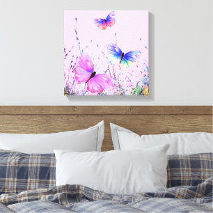 Spring Butterflies Canvas Print