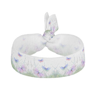 Spring Butterflies Flying Elastic Hair Tie