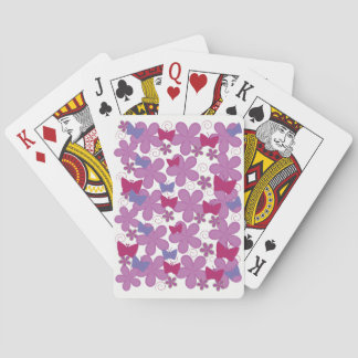 Spring Butterflies | Pink Poker Cards