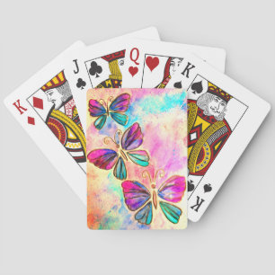 Spring Butterflies Playing Cards