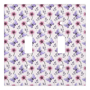 Spring Butterfly Floral Gift   Light Switch Cover