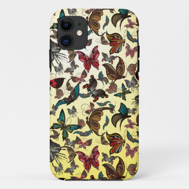 Spring Butterfly Pattern Case-Mate iPhone Case (Back)
