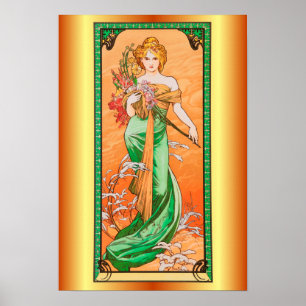 Spring by Alfons Mucha ~ 1900 ~ Poster