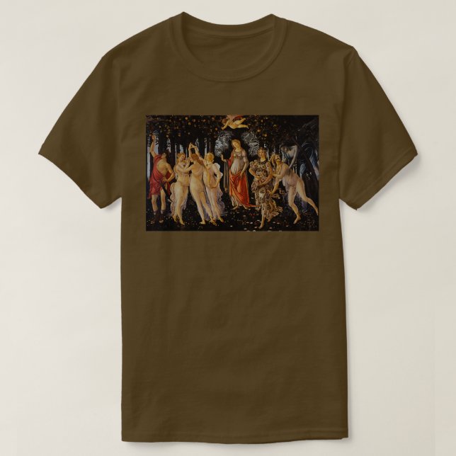 Spring by Sandro Botticelli T-Shirt (Design Front)