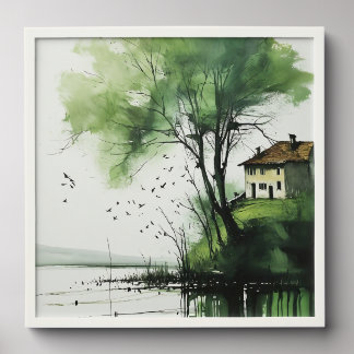 Spring by the Lake - Peel And Stick Photo Tile