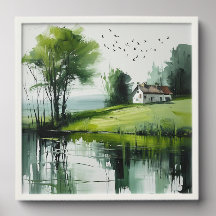 Spring by the Lake -