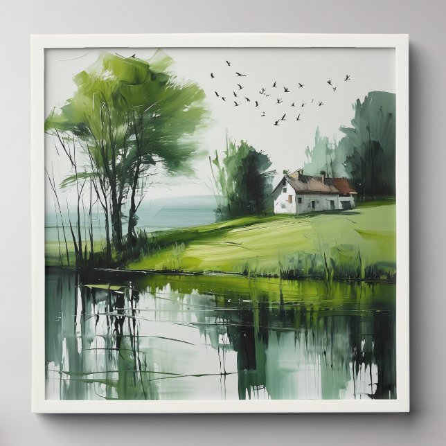 Spring by the Lake - Peel And Stick Photo Tile (Front Set)