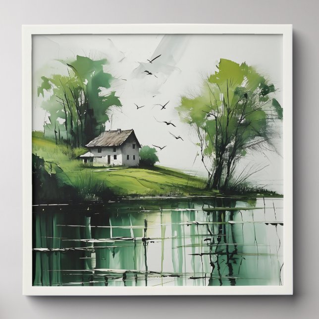 Spring by the Lake - Peel And Stick Photo Tile (Front Set)