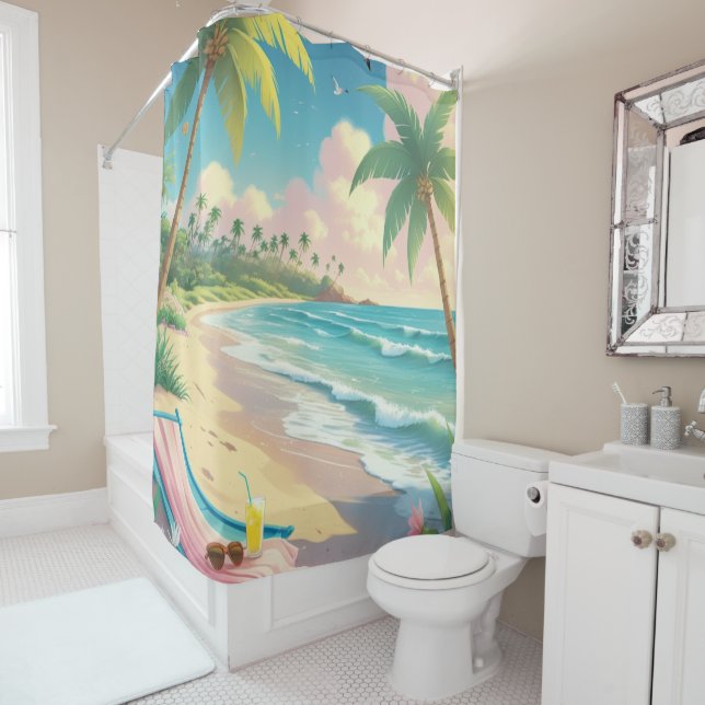 Spring by the Shore Shower Curtain (In Situ)
