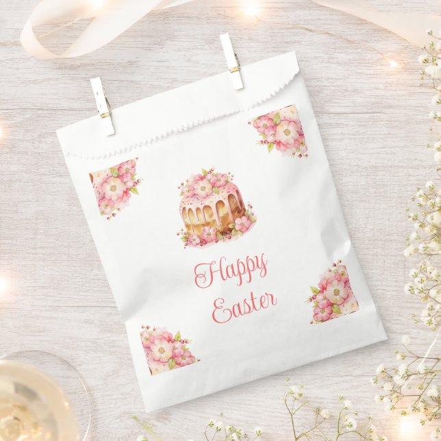 Spring Cake Easter Brunch Favor Bag (Clipped)