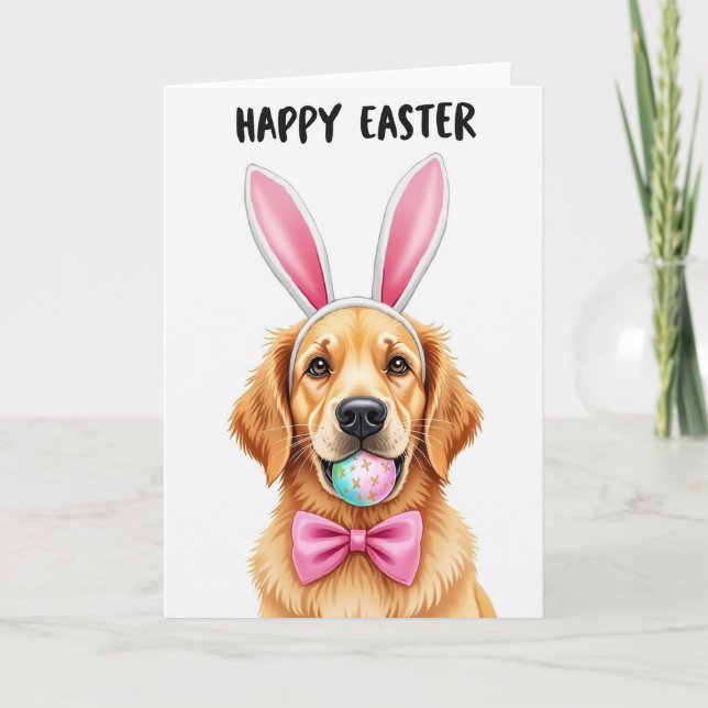 Spring Canine Celebration Card (Front)