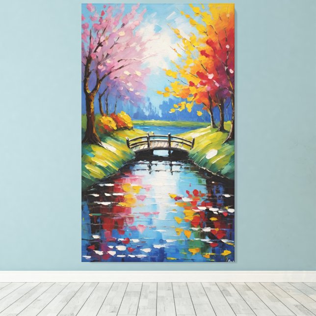 Spring Canvas Print (Insitu(Wood Floor))