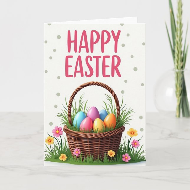 Spring Celebration Basket Card (Front)