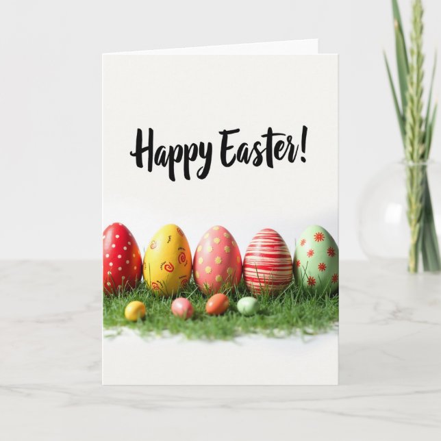 Spring Celebration Egg Art Card (Front)