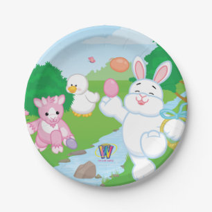 Spring Celebration Egg Hunt Paper Plates
