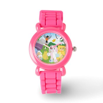 Spring Celebration In The Kinzville Park Watch by webkinz at Zazzle