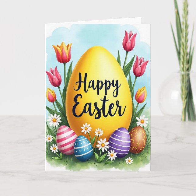 Spring Celebration Scene Card (Front)