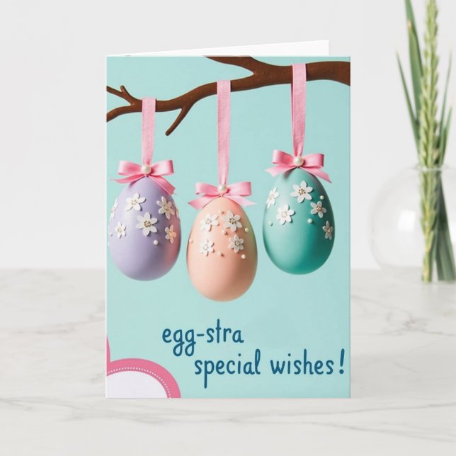 Spring Celebration Wishes Card (Front)