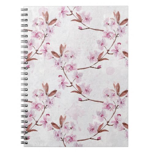Spring Cherry Blossom Branches   Notebook