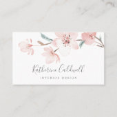Spring Cherry Blossom Business Card (Front)