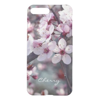 Spring Cherry Blossom Sakura Nature Floral Stylish Iphone 8 Plus/7 Plus Case by CityHunter at Zazzle