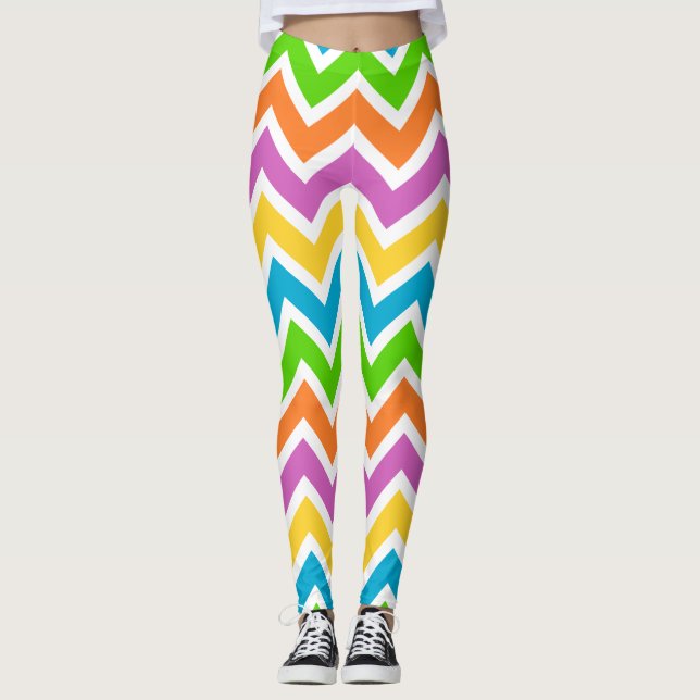spring chevron leggings (Front)