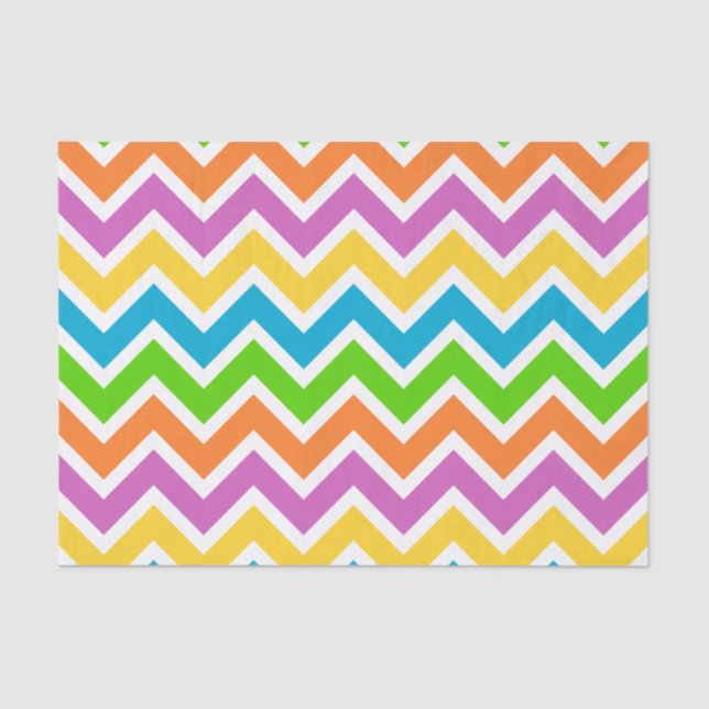 spring chevron tissue paper (Front)