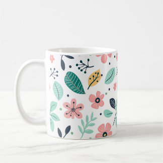 Spring Chic Boho Floral Cute Flowers Coffee Mug
