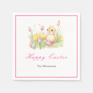 Spring Chick Easter Brunch Napkins