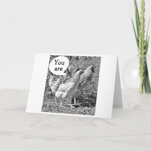 SPRING CHICKEN EVEN AT THE AGE OF "40" BIRTHDAY CARD (Front)