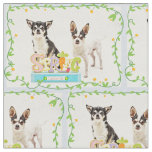 Spring Chihuahua's Fabric