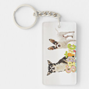 Spring Chihuahua's Keychain