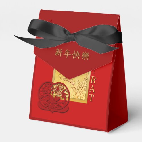 Spring Chinese Rat Year 2020 Tent Favor Box