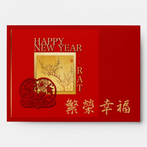 Spring Chinese Rat Year Red Envelope