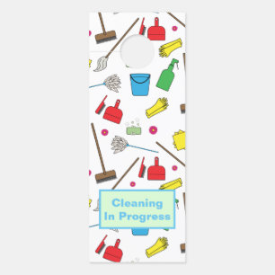 Spring Cleaning Door Hanger