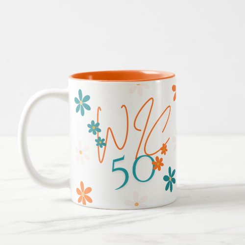 Spring Collection Orange Rim Mug