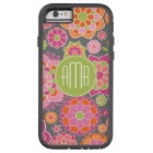 Spring Colorful Floral Pattern Custom Monogram