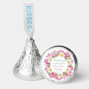 Spring Colorful Flower Kids Birthday Hershey®'s Kisses®